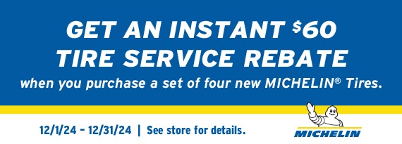 Instant Rebate on Michelin Tires